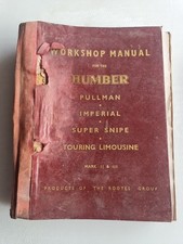 HUMBER Workshop Manual