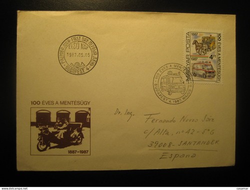 Hungary budapest 1987 - 1987, fdc