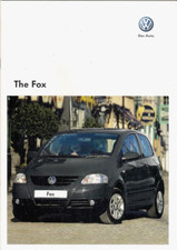 Volkswagen Fox & Urban Fox 2009-2010 UK Market Sales Brochure 1.2 1.4