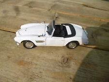 G SCALE DIE CAST BMW 507 WHITE CONVERTABLE G SCALE RAILWAY 