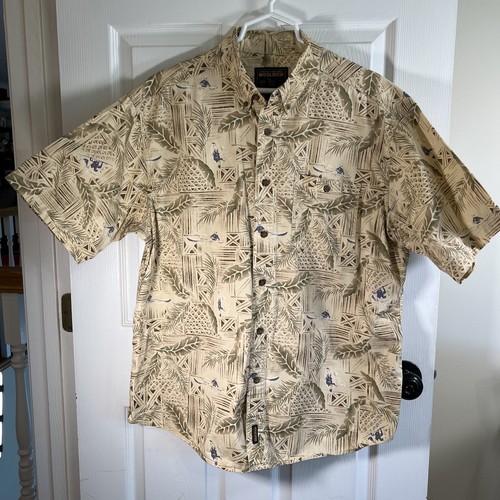 Vtg hawaiian shirt woolrich - vtg, by