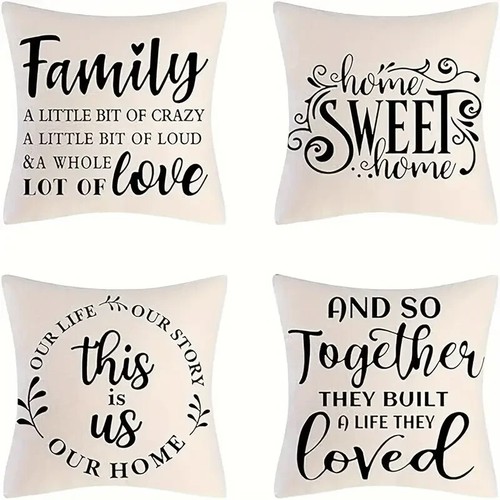 4pcs 18x18 inspirational - 4pcs,