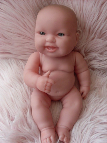 Berenguer hard body 14ins doll - hard,