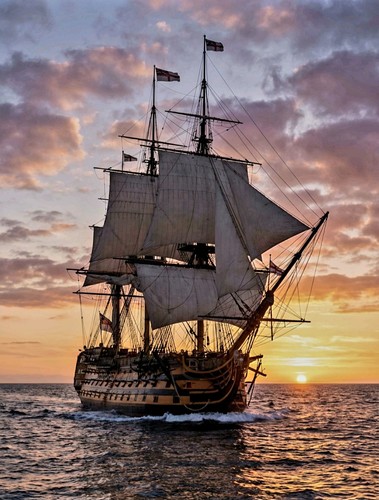 Victory out on - h.m.s,
