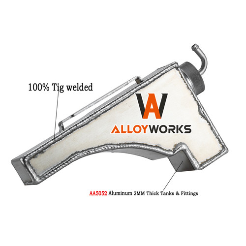 Aluminium coolant overflow - aluminium,
