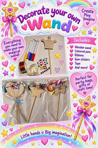 Decorate your own wand - your,