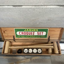Vintage Jaques Croquet Set