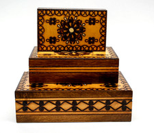 Set of 3 Wooden Nesting Boxes