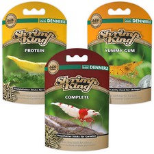 Dennerle Shrimp King Food Complete Protein Yummy Gum Colour Tropical Fish Tank