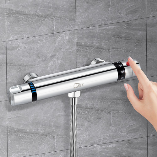 Thermostatic exposed bar mixer - exposed,