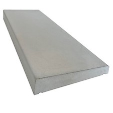 Concrete Coping Stones - Once Weathered - 230x600mm - Light Grey