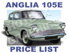 Ford Anglia 105E PARTS PRICE