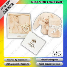 Jellycat Bashful Luxe Bunny Soother Beige – Plush Comforter 34cm – Brand New