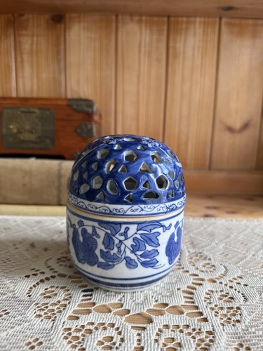 Vintage floral blue - vintage,