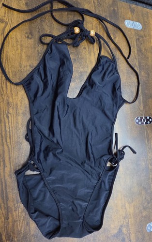 Black cut out - black, monokini
