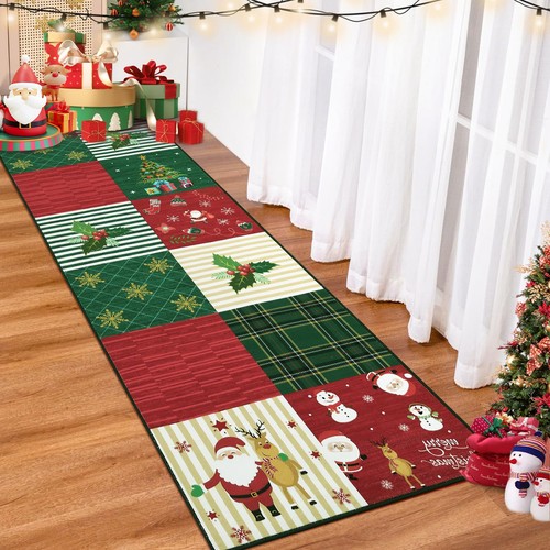 Christmas rug santa - santa, reindeer