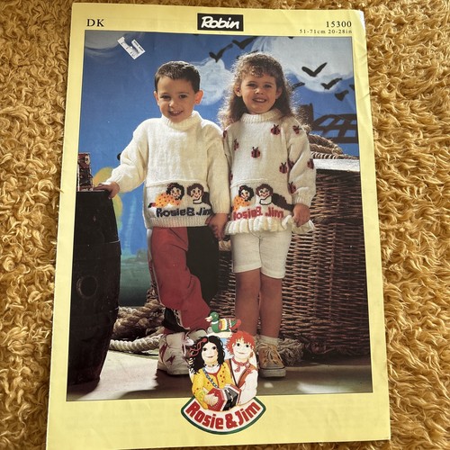 Rosie and jim - vintage, knitting