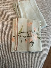 M&S Duck egg linen rectangular