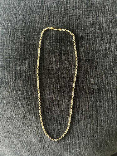 Mens solid 9ct gold belcher - mens,