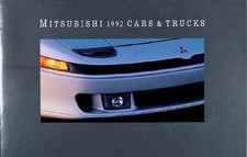 1992 Mitsubishi Sales Catalog 92 3000GT Eclipse Montero Diamante Mirage Truck