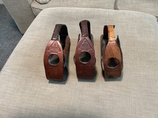 Vintage Madeira Wine Bottle Carriers/Pourers x 3