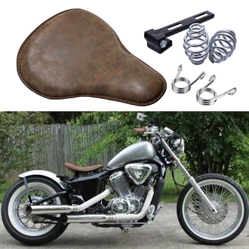 Aged brown motorcycle large - brown,