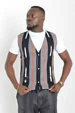 waistcoat men ankara tribal fabric
