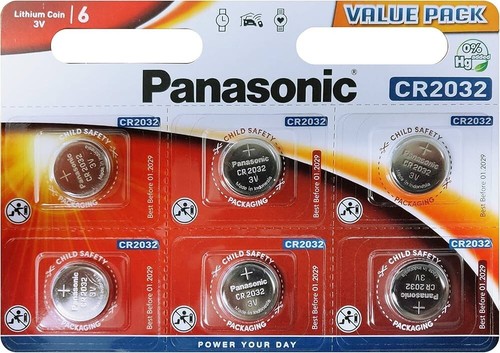 Panasonic cr2032 3v - 6, x