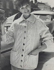 558 lady aran jacket to - lady's,