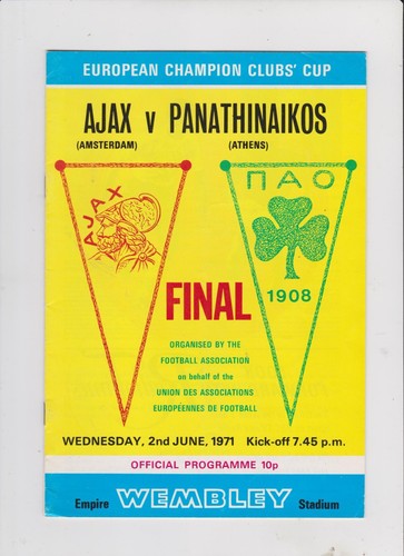 1971 european cup - 1971, final.ajax