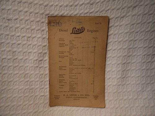 Vintage lister diesel engines - lister,