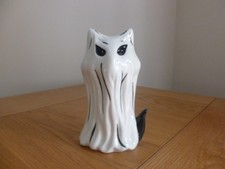 Lorna Bailey White & Black Spooky Halloween Ghost Cat Rare!!