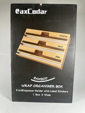 3-in-1 Bamboo  Wrap Organizer
