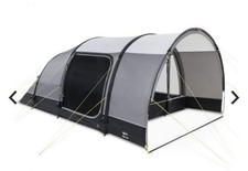 Kampa Hayling 4 AIR Inflatable Family Tent - Grey/Black