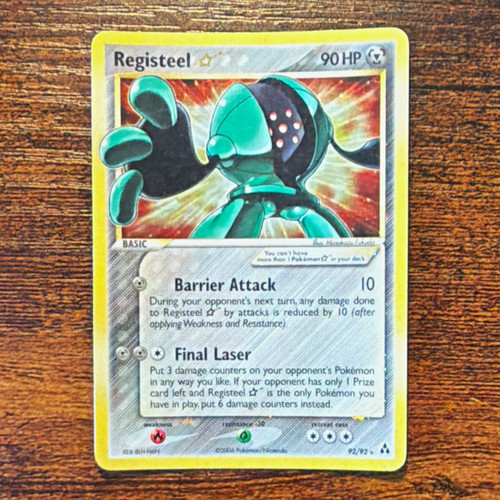 Registeel gold star ex - gold, 92/92