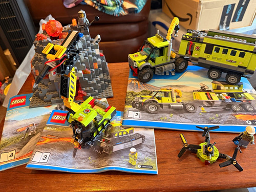 Lego city volcano - volcano, 60124