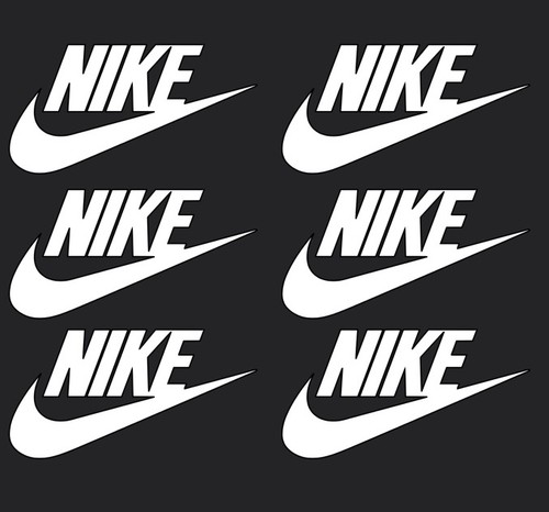 Nike brand white 5cm each - brand,