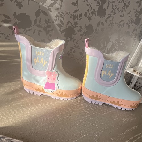 Next peppa pig lined wellies - pig,