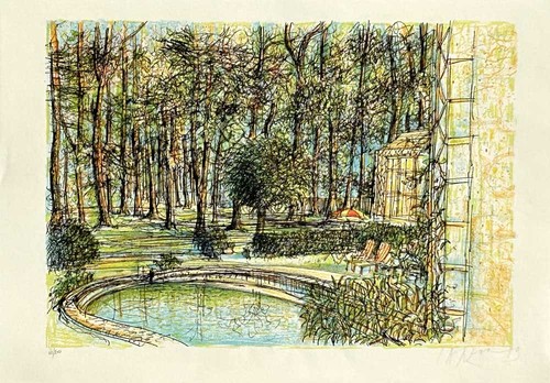 Carzou jean lithograph - carzou,