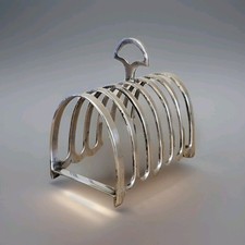 Vintage Silver Plated Toast