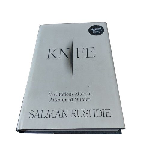 Signed knife salman - signed,