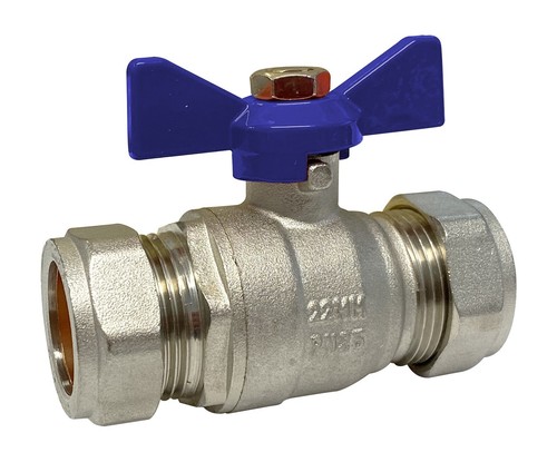 Brass ball valve 15mm - brass,
