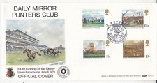 GB 1979 Daily Mirror Punters Club Derby Benham FDC Derby 200 Special cancel VGC