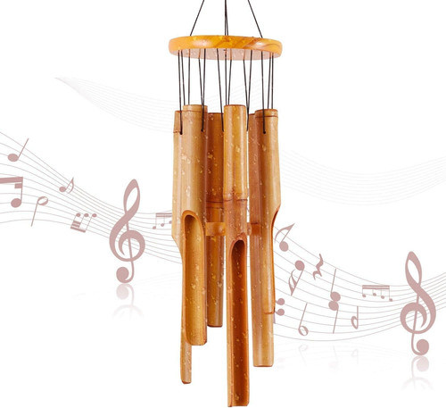 Bamboo wind chimes memorial - bamboo,