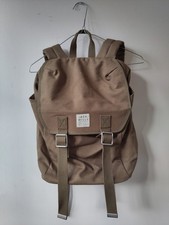 Jack Wills Canvas Army Green Backpack, Drawstring and Magnetic Clasp, Adjustable