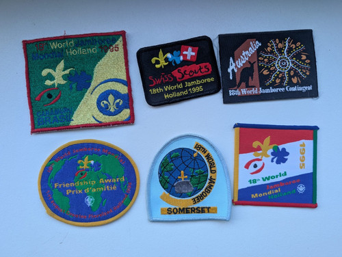 Scout badges 1995 world