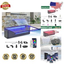 Acrylic Waterfall Spillway