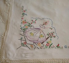 Vintage Crinoline Lady  Hand
