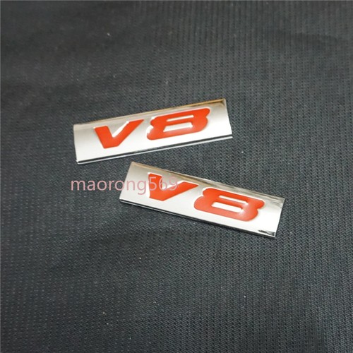 Chrome silver red - silver, v8