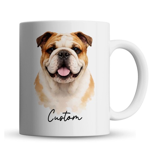 Personalised bulldog gift - personalised,